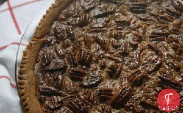Tarte aux Pacanes à Fond Noir