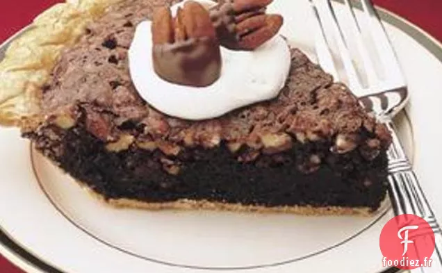 Tarte aux Noix de Pécan Fudgey Foncé
