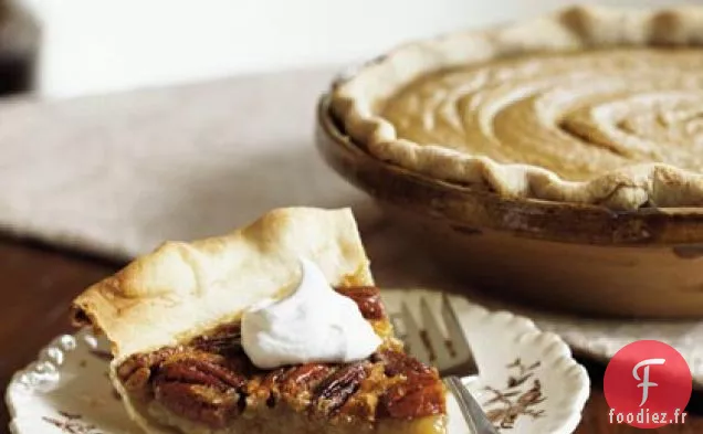 Tarte aux Pacanes à la Crème à Pointes