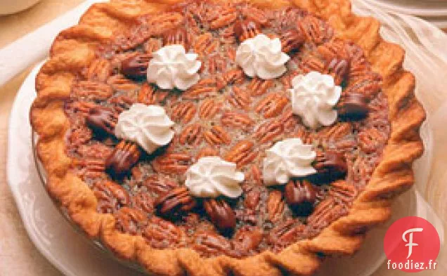 Tarte aux Pacanes lacées au Chocolat