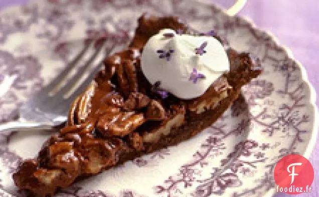 Tarte Aux Pacanes Au Chocolat Et Croûte De Chocolat