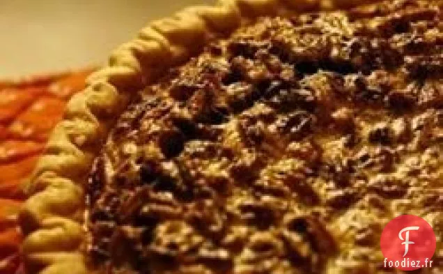 Tarte aux Pacanes au Chocolat et au Bourbon