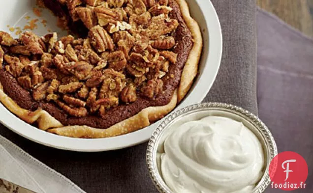 Tarte aux Échecs au Chocolat et aux Pacanes