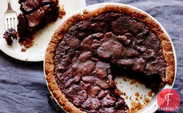 Tarte Aux Pacanes Au Bourbon Et Au Chocolat
