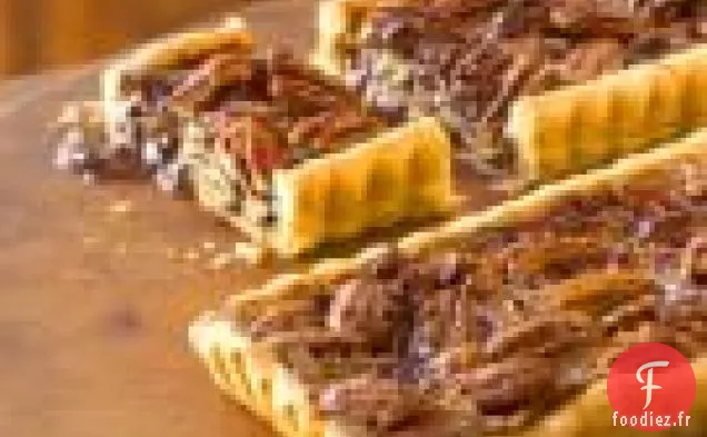 Tartes au chocolat et aux pacanes