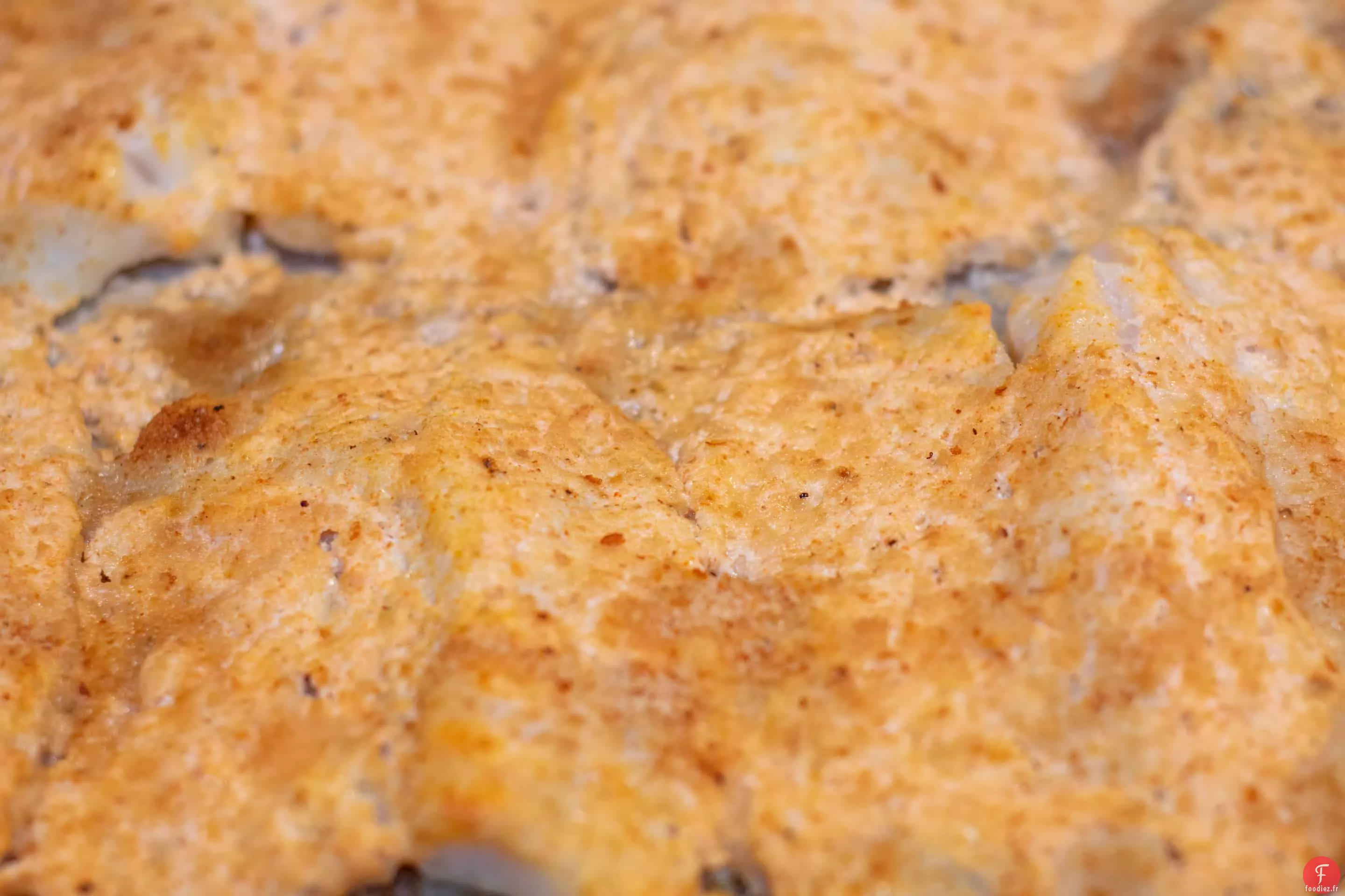 Tilapia Cuit Au Four Avec Croûte De Parmesan À La Crème Sure