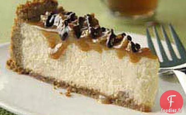 Tarte au Fromage Aux Pacanes Garnie de Caramel