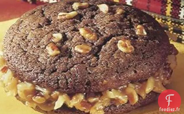 Biscuits Sandwich au Chocolat Allemand Fudgey
