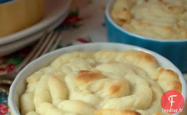 Tarte Au Berger D'Agneau Avec Croûte De Purée De Pommes De Terre À L'Ail