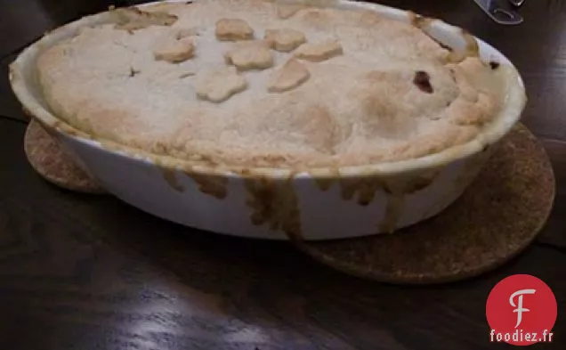 Tarte au Poulet et aux Légumes