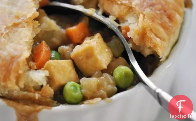 Tarte Végétalienne au Tofu et aux Légumes