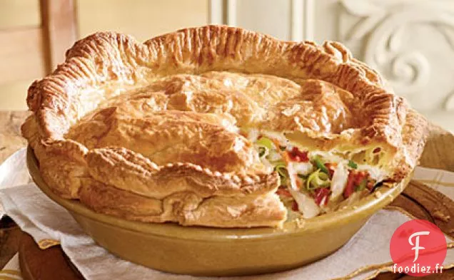 Tarte au Poulet à Double Croûte