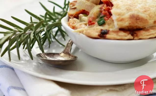 Tartes Individuelles au Poulet et aux Légumes