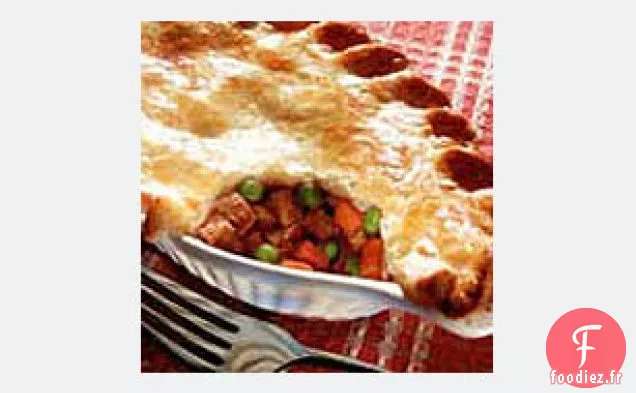 Tarte aux Légumes et au Bœuf