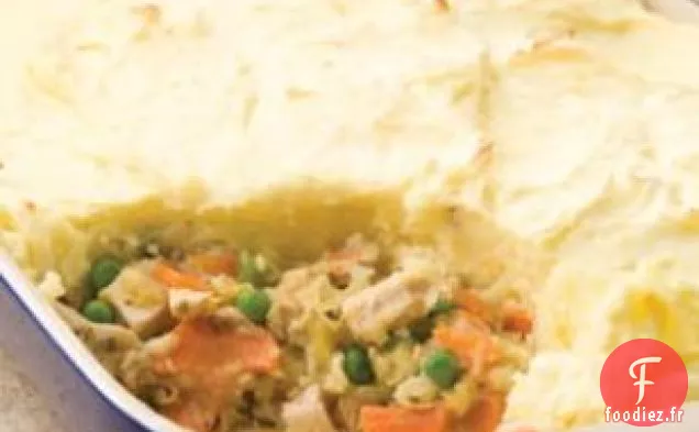 Tarte au Berger à la Dinde et aux Poireaux