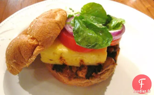 Hamburgers À La Dinde Hawaïenne À La Sauce Ananas-papaye