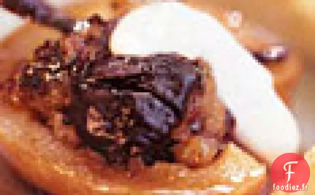 Coings et Pruneaux à la Brioche Caramélisée