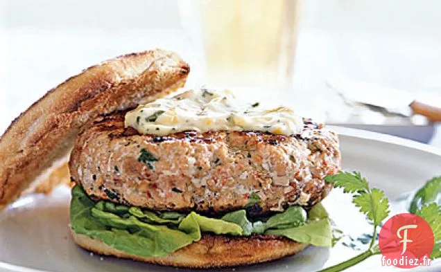 Hamburgers au Saumon Chipotle