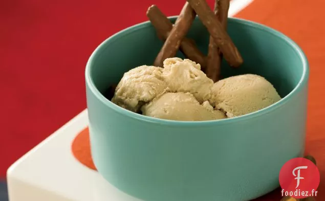 Glace Guinness aux Bretzels Enrobés de Chocolat