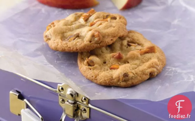 Biscuits aux Éclats de Caramel Bretzel