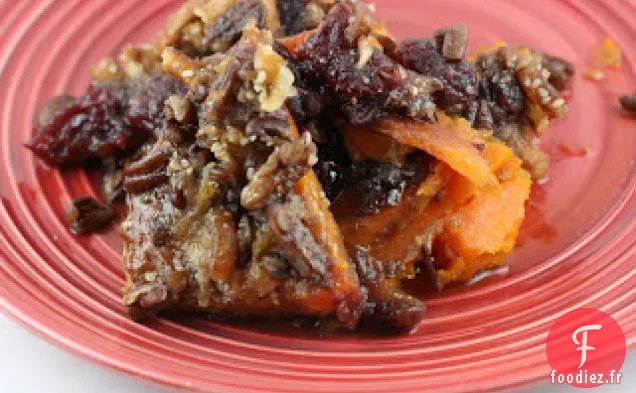 Recette de Mijoteuse de Patates Douces Cuites au Four Garnies de Pacanes
