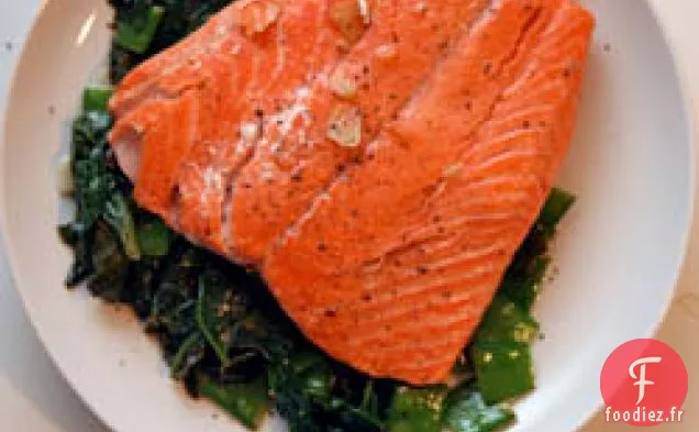 Dîner ce soir: Truite Poêlée à l'Ail et au Basilic