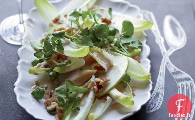 Salade de Truite Fumée avec Vinaigrette à la Moutarde