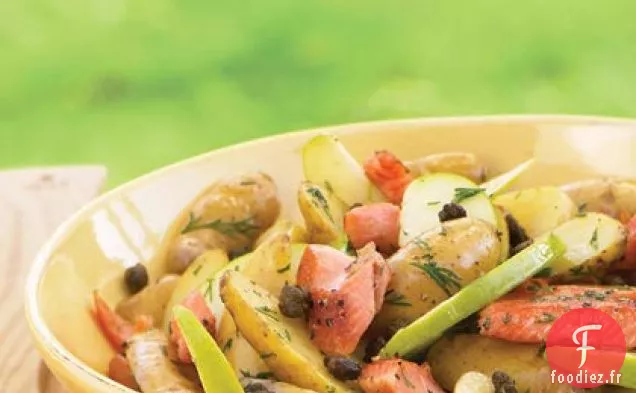 Salade Tiède de Pommes de Terre et de Truite Fumée