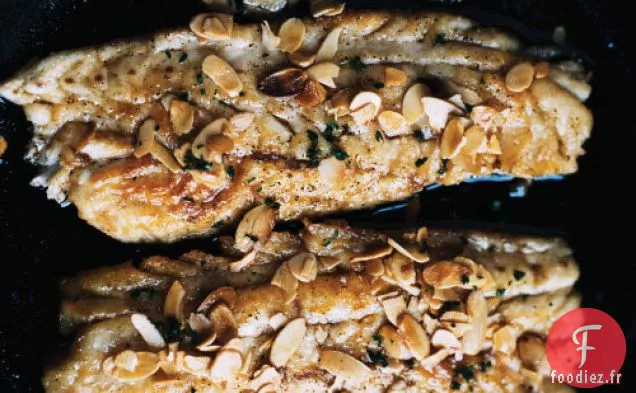 Livre de cuisine : Truite Amandine