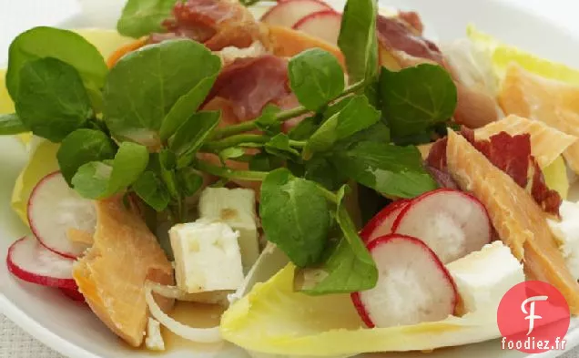 Salade de Truite Fumée et Pancetta