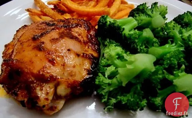 Cuisses De Poulet Épicées Glacées Au Miel