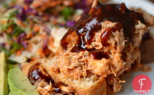 Poulet Râpé Au Barbecue Du Four Ou De La Mijoteuse