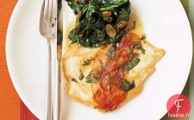 Poulet Au Prosciutto Et À La Sauge