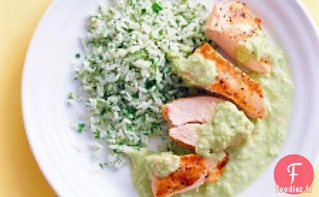 Poulet À La Sauce À La Crème Poblano