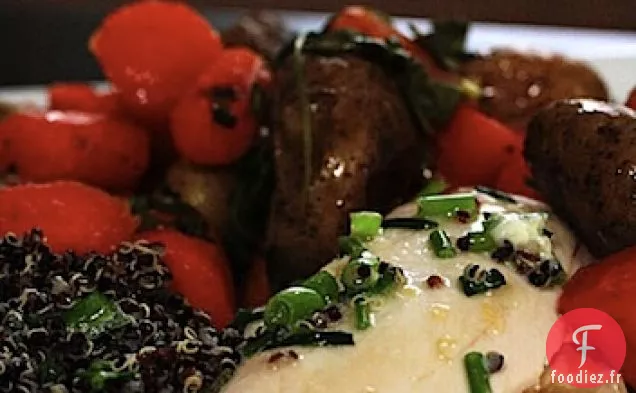 Poulet De Transition Au Beurre De Ciboulette