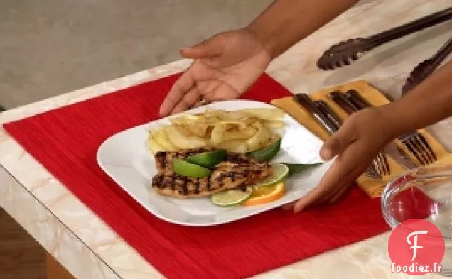Poulet de dijon Au Miel Grillé Facile