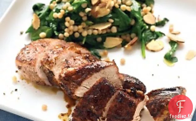 Poulet Aux Épices Et Couscous Israélien