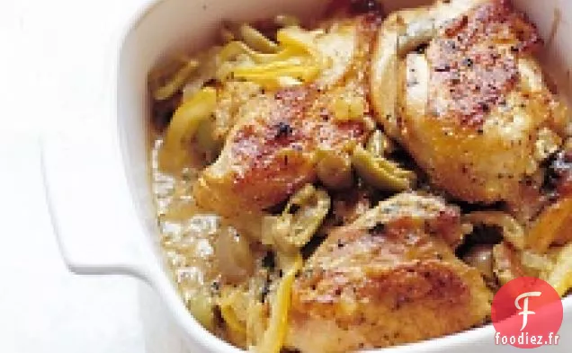 Poulet Au Citron Et Aux Olives