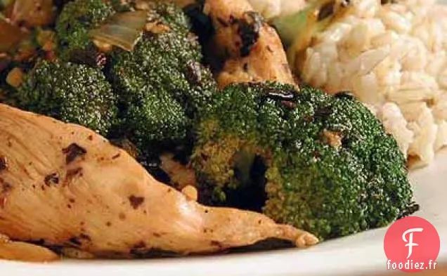 Poulet aux Haricots Noirs