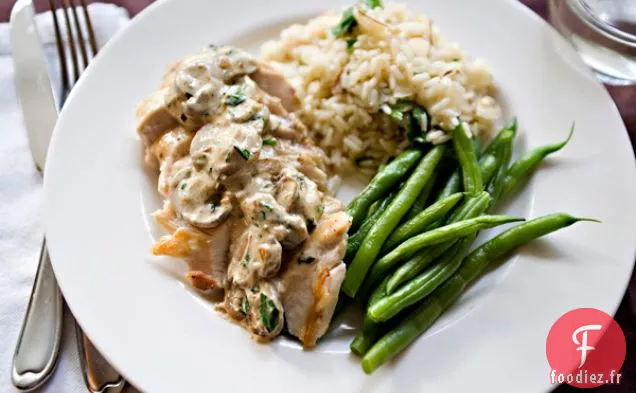 Poulet à la Sauce aux Champignons Boursin