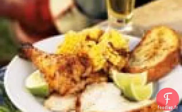 Poulet Chili-lime Avec Roues De Chariot De Maïs