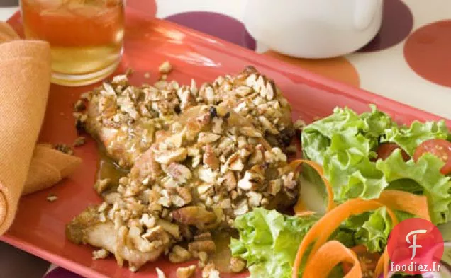 Cuisses de Poulet Au Miel et aux Noix de Pécan