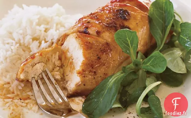 Poulet Glacé au Miel et aux Épices
