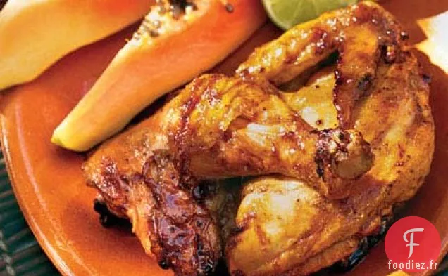 Poulet Sucré à la Goyave Grillé