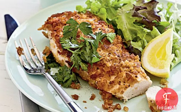 Poulet Croustillant au Citron, Persil et Huile d'Olive Extra Vierge
