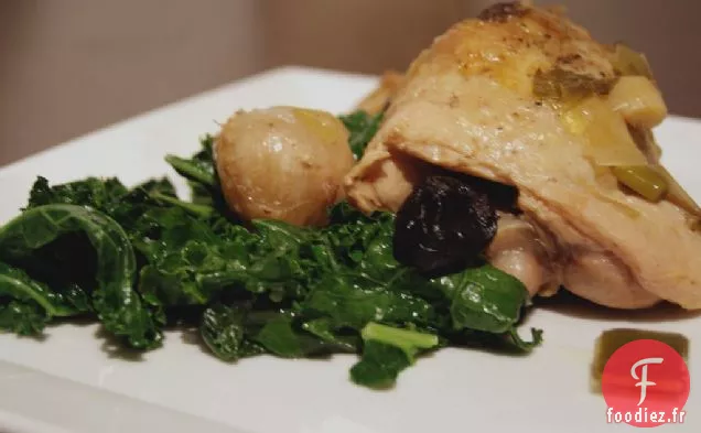 Poulet Aux 40 Gousses D'Ail (mijoteuse)