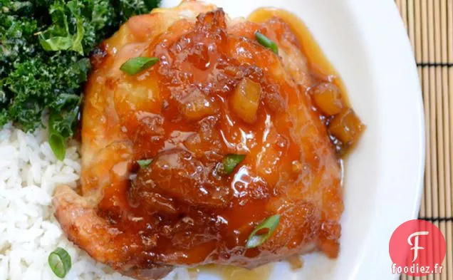 Cuisses de Poulet Teriyaki à l'Ananas