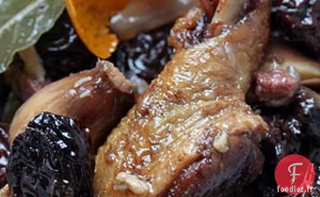 Canard Aux Pruneaux Au Vin Rouge