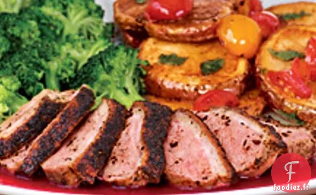 Magret De Canard Sauce Framboise