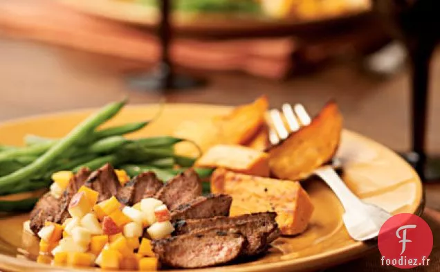Magret de Canard Glacé au Miel Grillé et au Chili